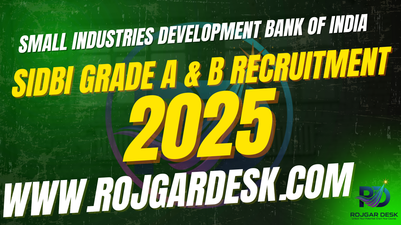 SIDBI Grade A Syllabus 2025 and Exam Pattern